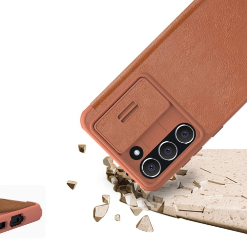 Kup Etui Nillkin Qin Leather Pro Samsung Galaxy S23+ Plus czarne - NLK1021 - {ean13} - Sklep Home Screen