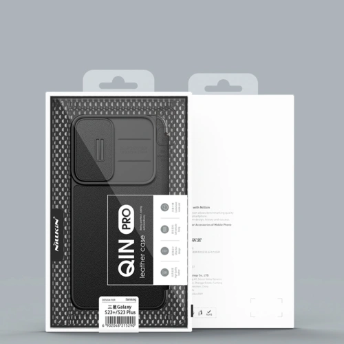 Kup Nillkin Samsung Tasche Qin Leder Pro Galaxy S23+ Plus grün - NLK1022 - {ean13} - Sklep Home Screen