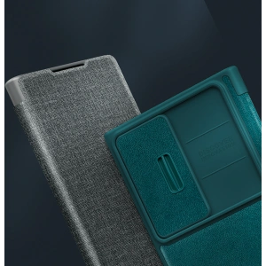 Kup Etui Nillkin Qin Leather Pro Samsung Galaxy S23+ Plus verde - NLK1022 - {ean13} - Sklep Home Screen