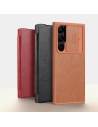 Kup Etui Nillkin Qin Leather Pro Samsung Galaxy S23 Ultra fekete - NLK1023 - {ean13} - Sklep Home Screen