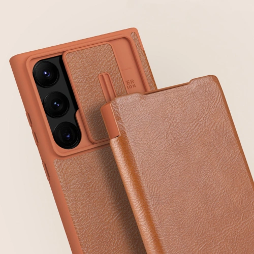 Kup Etui Nillkin Qin Leather Pro Samsung Galaxy S23 Ultra černé - NLK1023 - {ean13} - Sklep Home Screen