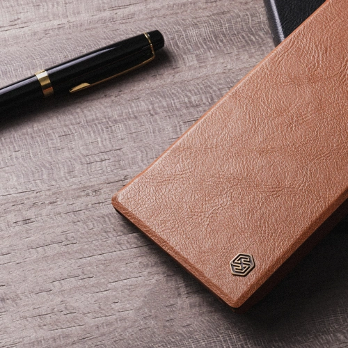 Kup Etui Nillkin Qin Leather Pro Samsung Galaxy S23 Ultra fekete - NLK1023 - {ean13} - Sklep Home Screen