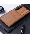 Kup Etui Nillkin Qin Leather Pro Samsung Galaxy S23 Ultra fekete - NLK1023 - {ean13} - Sklep Home Screen