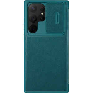 Kup Etui Nillkin Qin Leather Pro Samsung Galaxy S23 Ultra zelené - NLK1024 - {ean13} - Sklep Home Screen