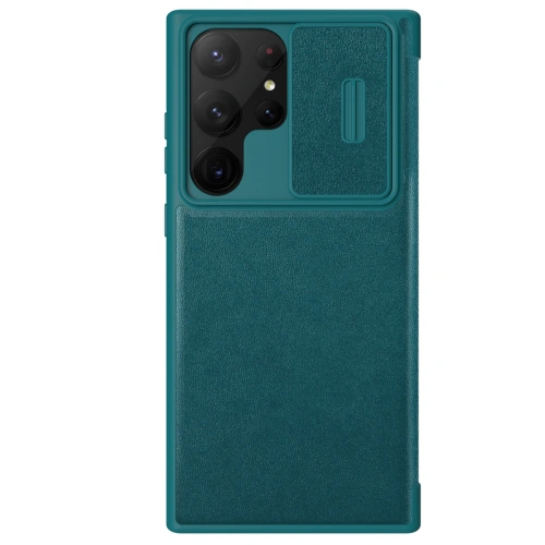 Kup Etui Nillkin Qin Leather Pro Samsung Galaxy S23 Ultra zöld - NLK1024 - {ean13} - Sklep Home Screen