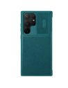 Etui Nillkin Qin Leather Pro Samsung Galaxy S23 Ultra zielone