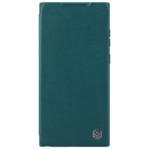 Kup Etui Nillkin Qin Leather Pro Samsung Galaxy S23 Ultra zielone - NLK1024 - {ean13} - Sklep Home Screen