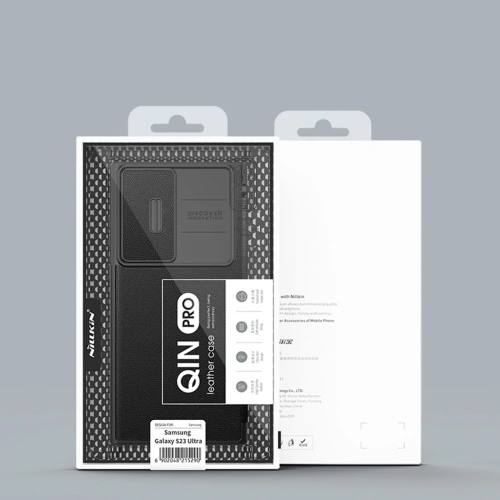 Kup Etui Nillkin Qin Leather Pro Samsung Galaxy S23 Ultra zielone - NLK1024 - {ean13} - Sklep Home Screen