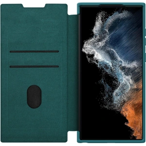 Kup Etui Nillkin Qin Leather Pro Samsung Galaxy S23 Ultra zelené - NLK1024 - {ean13} - Sklep Home Screen