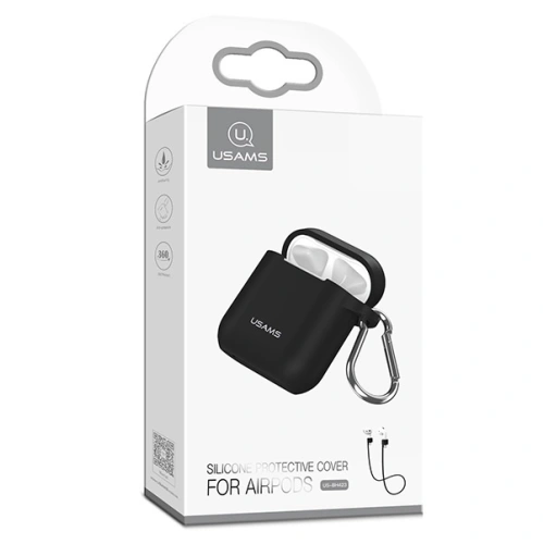 Kup Apple USAMS US-BH423 Gehäuse AirPods schwarz/schwarz - USA916 - {ean13} - Sklep Home Screen