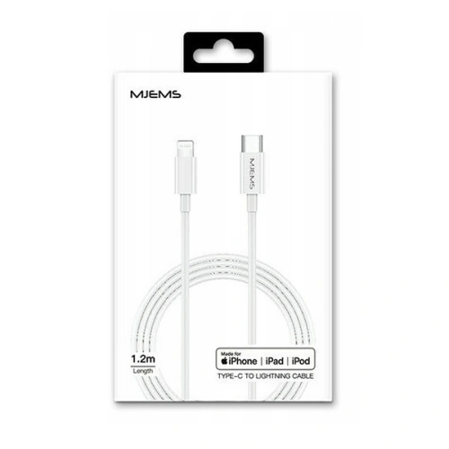 Kup Kabel USAMS US-SJ329 MJEMS M1 MFI USB-C/Lightning PD 60W Fast Charging 1.2 m biały/white - USA917 - {ean13} - Sklep Home Screen