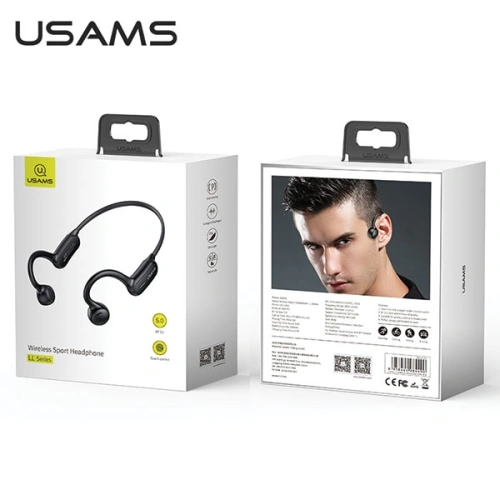 Kup Căști wireless USAMS LL-Series Bluetooth 5.0 negru/black - USA918 - {ean13} - Sklep Home Screen