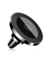 Autós tartó vezeték nélküli töltéssel USAMS US-CD44 Magnetic Air Vent fekete/black