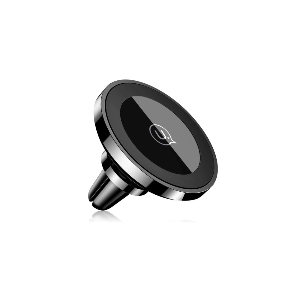 Uchwyt samochodowy z ładowaniem bezprzewodowym USAMS US-CD44 Magnetic Air Vent czarny/black