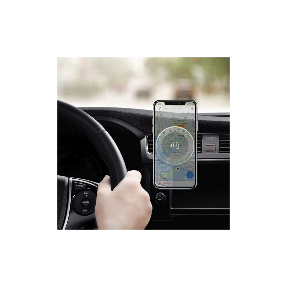 Uchwyt samochodowy z ładowaniem bezprzewodowym USAMS US-CD44 Magnetic Air Vent czarny/black