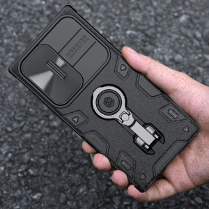 Kup Etui Nillkin CamShield Armor Pro Samsung Galaxy S23 Ultra negre - NLK1036 - {ean13} - Sklep Home Screen