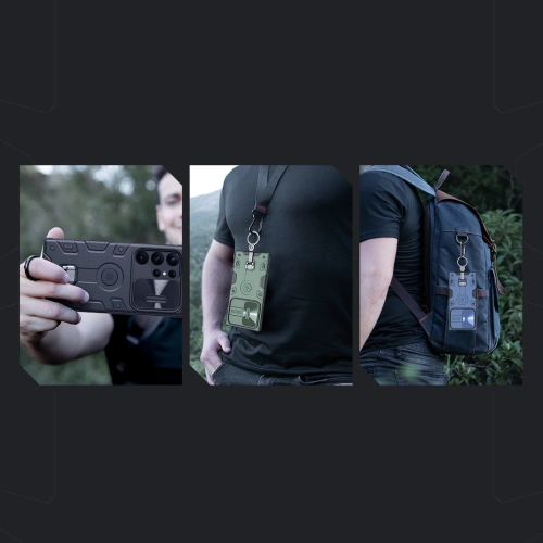 Kup Etui Nillkin CamShield Armor Pro Samsung Galaxy S23 Ultra czarne - NLK1036 - {ean13} - Sklep Home Screen
