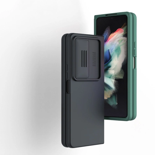 Kup Etui Nillkin CamShield Silky Silicone Samsung Galaxy Z Fold 4 zielone - NLK1037 - {ean13} - Sklep Home Screen