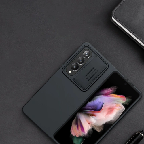 Kup Etui Nillkin CamShield Silky Silicone Samsung Galaxy Z Fold 4 zielone - NLK1037 - {ean13} - Sklep Home Screen
