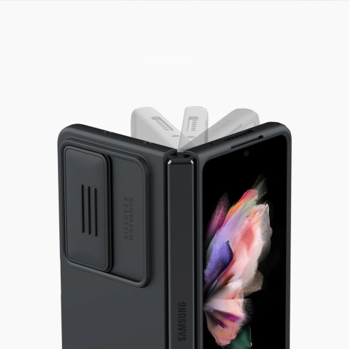 Kup Etui Nillkin CamShield Silky Silicone Samsung Galaxy Z Fold 4 zielone - NLK1037 - {ean13} - Sklep Home Screen