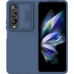 Kup Etui Nillkin CamShield Silky Silicone Samsung Galaxy Z Fold 4 modré - NLK1038 - {ean13} - Sklep Home Screen