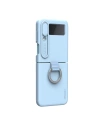 Kup Etui Nillkin CamShield Silky Silicone Samsung Galaxy Z Flip 4 albastre - NLK1040 - {ean13} - Sklep Home Screen