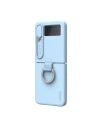 Buy Case Nillkin CamShield Silky Silicone Samsung Galaxy Z Flip 4 blue - NLK1040 - {ean13} - Home Screen Store Europe