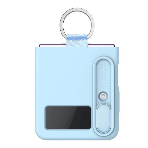 Kup Etui Nillkin CamShield Silky Silicone Samsung Galaxy Z Flip 4 albastre - NLK1040 - {ean13} - Sklep Home Screen