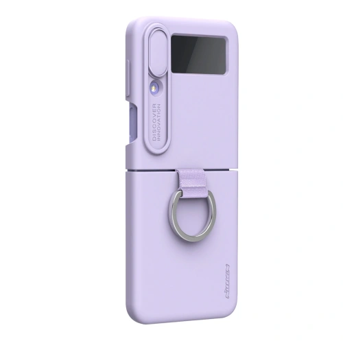 Kup Etui Nillkin CamShield Silky Silicone Samsung Galaxy Z Flip 4 fioletowe - NLK1041 - {ean13} - Sklep Home Screen