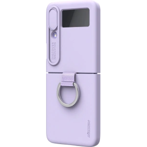 Kup Etui Nillkin CamShield Silky Silicone Samsung Galaxy Z Flip 4 lila - NLK1041 - {ean13} - Sklep Home Screen