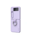 Kup Etui Nillkin CamShield Silky Silicone Samsung Galaxy Z Flip 4 fioletowe - NLK1041 - {ean13} - Sklep Home Screen