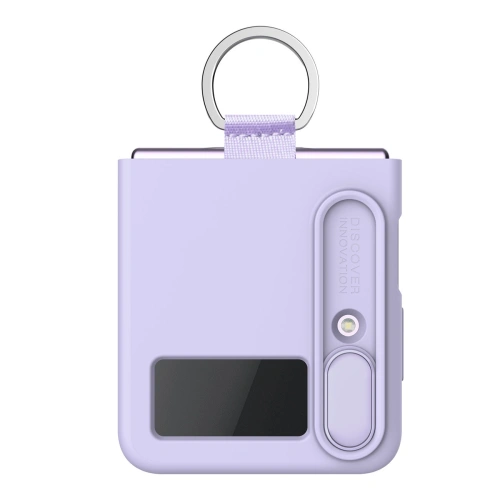 Kup Etui Nillkin CamShield Silky Silicone Samsung Galaxy Z Flip 4 fioletowe - NLK1041 - {ean13} - Sklep Home Screen