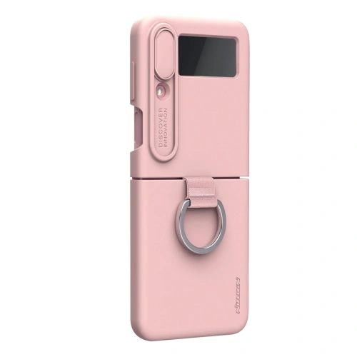 Kup Etui Nillkin CamShield Silky Silicone Samsung Galaxy Z Flip 4 broskvové - NLK1042 - {ean13} - Sklep Home Screen