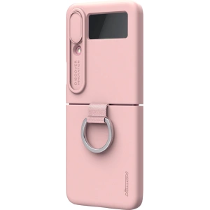 Kup Etui Nillkin CamShield Silky Silicone Samsung Galaxy Z Flip 4 őszibarack színű - NLK1042 - {ean13} - Sklep Home Screen