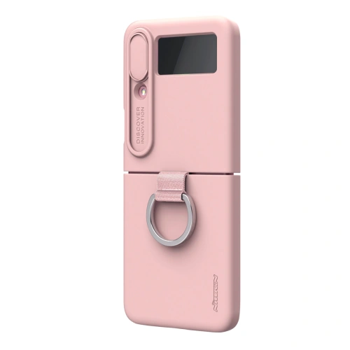 Kup Etui Nillkin CamShield Silky Silicone Samsung Galaxy Z Flip 4 piersiciu - NLK1042 - {ean13} - Sklep Home Screen