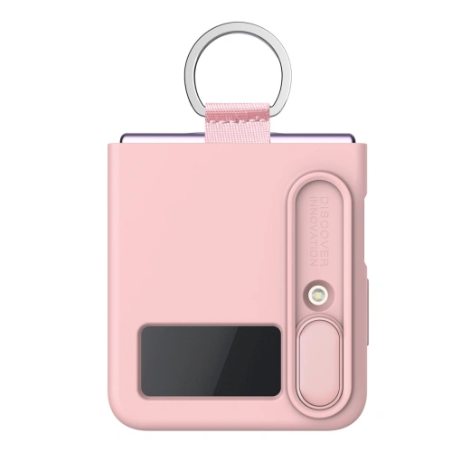 Kup Etui Nillkin CamShield Silky Silicone Samsung Galaxy Z Flip 4 broskvové - NLK1042 - {ean13} - Sklep Home Screen