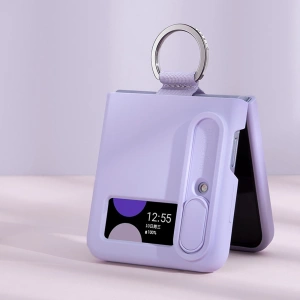 Nillkin Samsung Fall CamShield Silky Silikon Galaxy Z Flip 4 Pfirsich