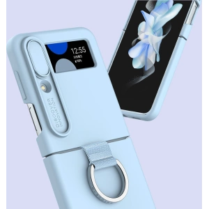 Kup Etui Nillkin CamShield Silky Silicone Samsung Galaxy Z Flip 4 őszibarack színű - NLK1042 - {ean13} - Sklep Home Screen