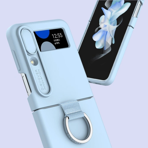 Kup Etui Nillkin CamShield Silky Silicone Samsung Galaxy Z Flip 4 broskvové - NLK1042 - {ean13} - Sklep Home Screen