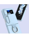 Kup Etui Nillkin CamShield Silky Silicone Samsung Galaxy Z Flip 4 broskvové - NLK1042 - {ean13} - Sklep Home Screen