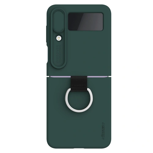 Kup Etui Nillkin CamShield Silky Silicone Samsung Galaxy Z Flip 4 zelené - NLK1043 - {ean13} - Sklep Home Screen