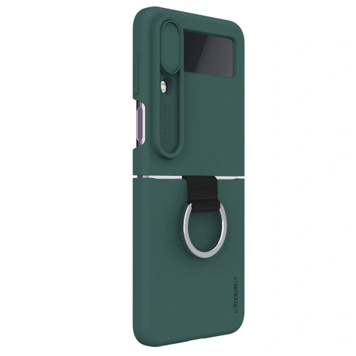 Buy Case Nillkin CamShield Silky Silicone Samsung Galaxy Z Flip 4 green - NLK1043 - {ean13} - Home Screen Store Europe