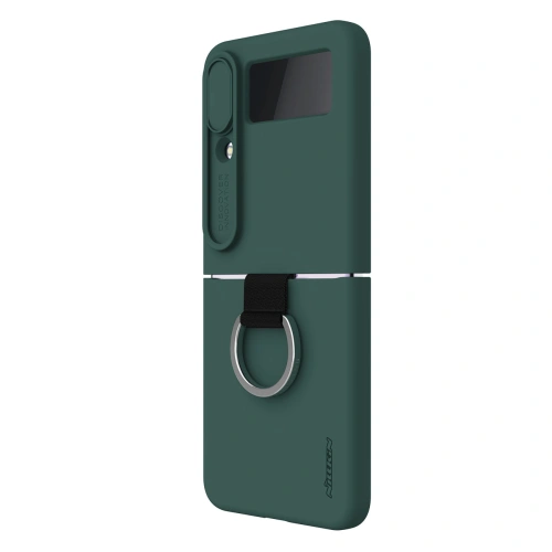 Buy Case Nillkin CamShield Silky Silicone Samsung Galaxy Z Flip 4 green - NLK1043 - {ean13} - Home Screen Store Europe