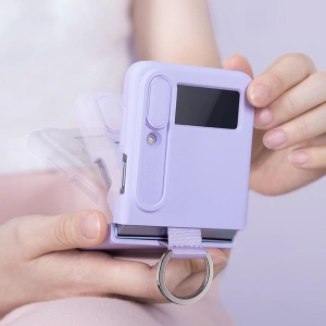Nillkin Samsung Fall CamShield Silky Silikon Galaxy Z Flip 4 grün
