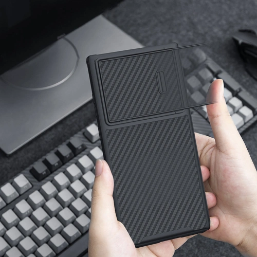 Kup Nillkin Samsung Case Synthetikfaser S Galaxy S23 Ultra schwarz - NLK1046 - {ean13} - Sklep Home Screen