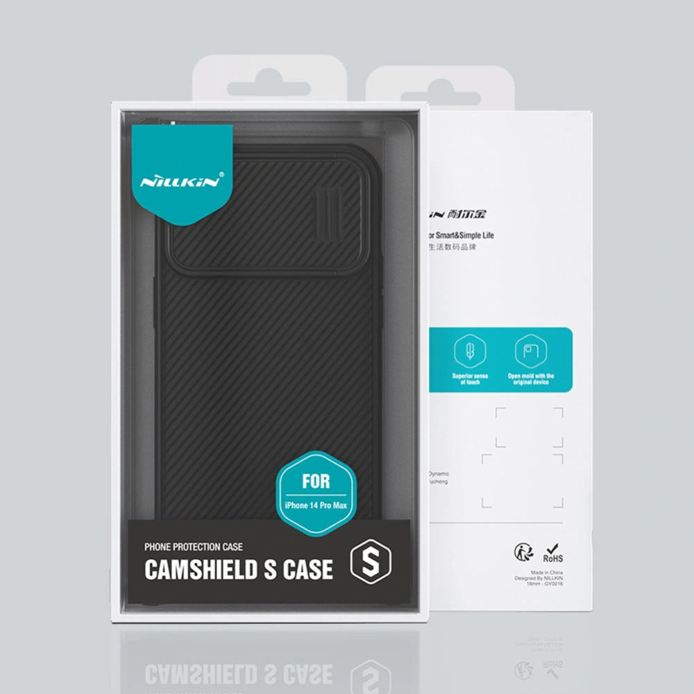 Etui Nillkin CamShield S Apple iPhone 14 Pro Max fioletowe