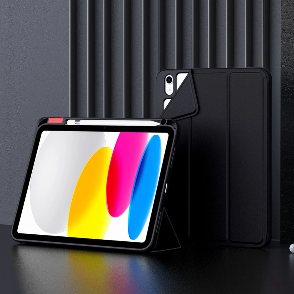 Etui Nillkin Bevel Leather Apple iPad 10.9 2022 (10. generacji) niebieskie