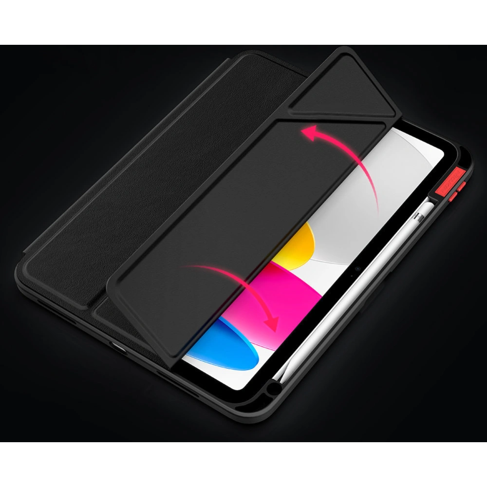 Etui Nillkin Bevel Leather Apple iPad 10.9 2022 (10. generacji) czarne