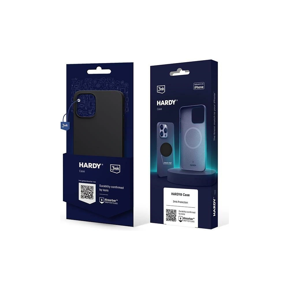 Etui 3MK Hardy Case MagSafe Apple iPhone 14 szary/graphite