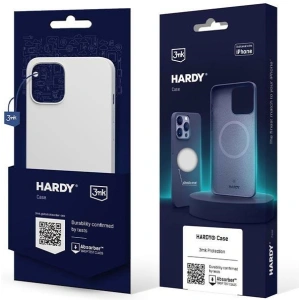 Etui 3MK Hardy Case MagSafe Apple iPhone 14 Plus / 15 Plus biały/white